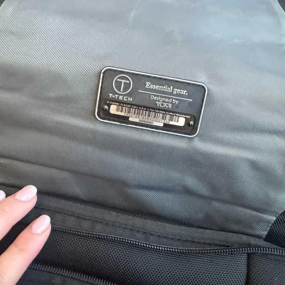 TUMI TECH BLACK COMPUTER TRAVEL BACKPACK